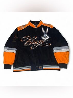 Vintage JH Designs Looney Tunes Bugs Bunny Racing Jacket